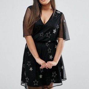 River Island Star Skater Dress Size 22